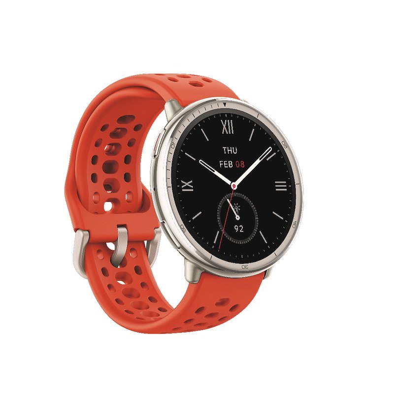 Amazfit ACTIVE 2 ROUND PREMIUM ED 33,5MM Black+red