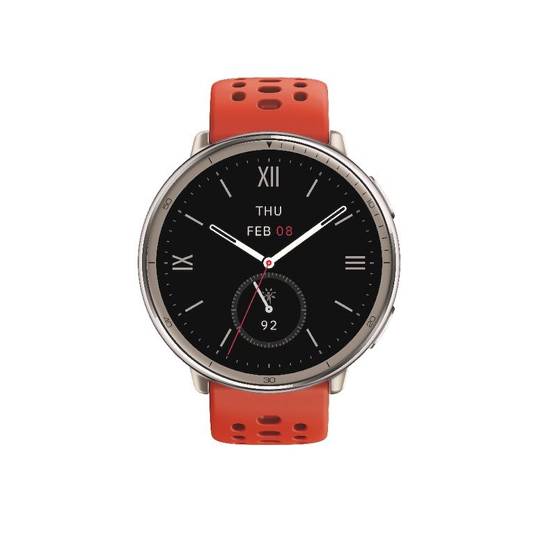 Amazfit ACTIVE 2 ROUND PREMIUM ED 33,5MM Black+red
