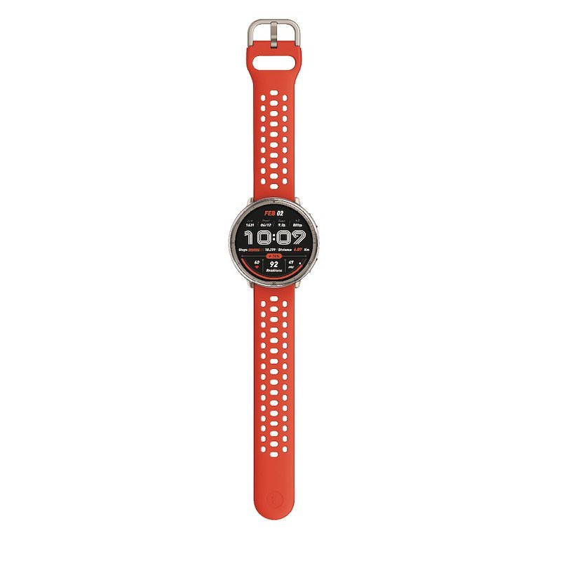 Amazfit ACTIVE 2 ROUND PREMIUM ED 33,5MM Black+red