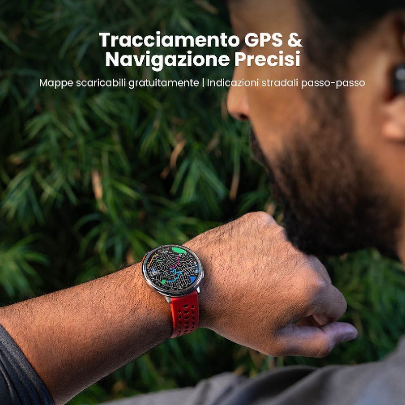 Amazfit ACTIVE 2 ROUND PREMIUM ED 33,5MM Black+red