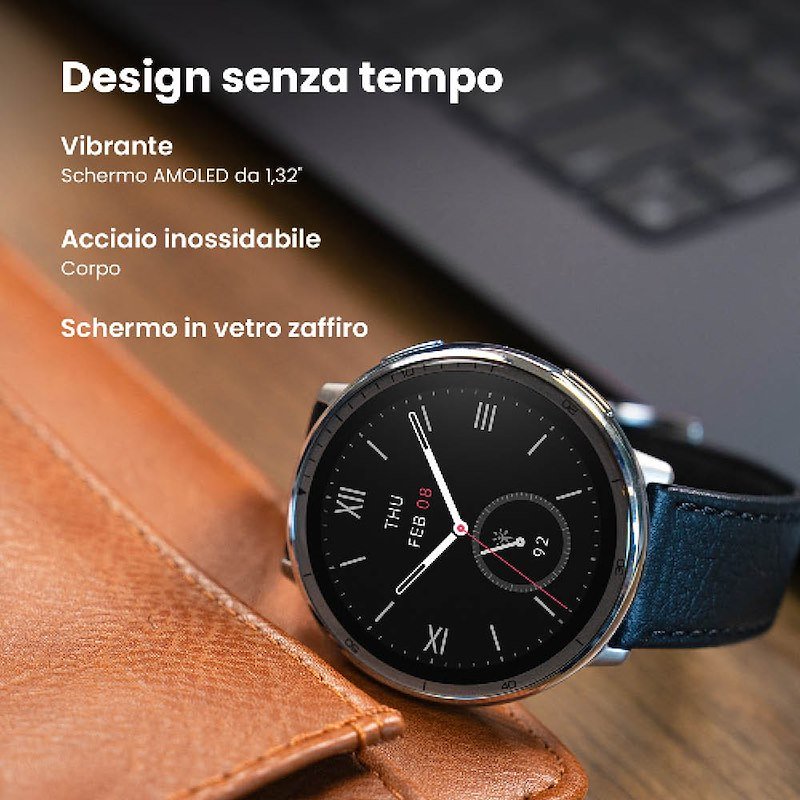 Amazfit ACTIVE 2 ROUND PREMIUM ED 33,5MM Black+red