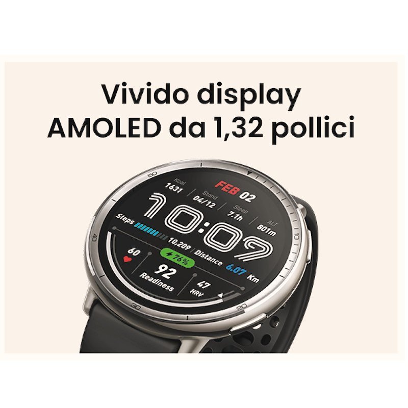 Amazfit ACTIVE 2 ROUND 33,5MM Black