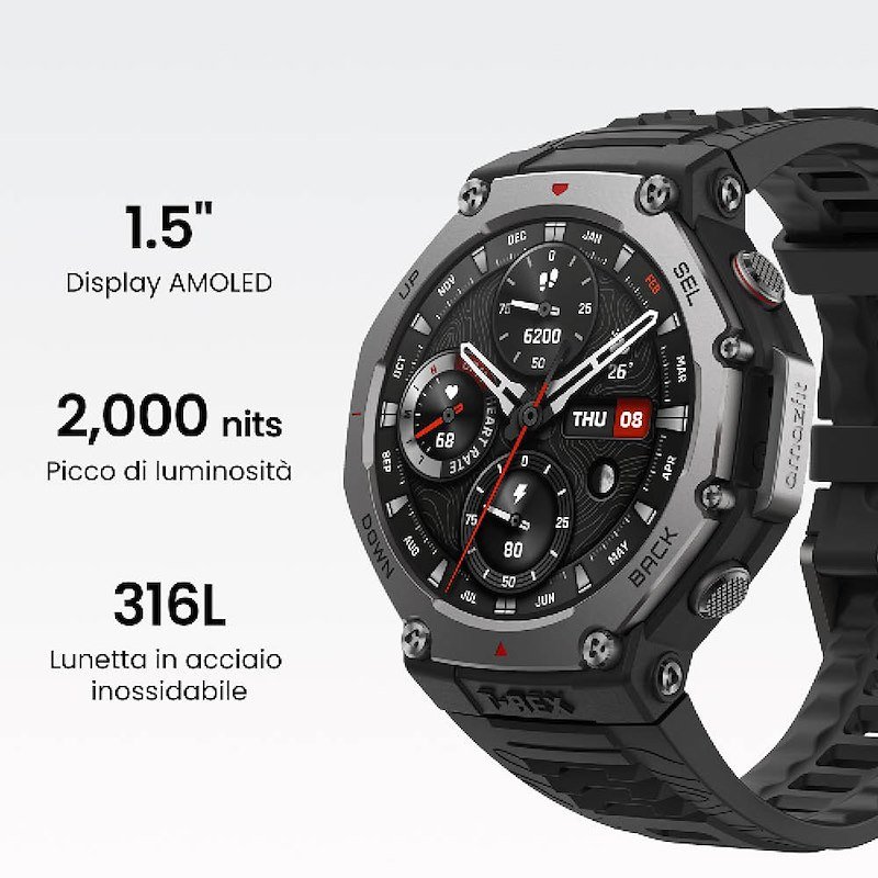Amazfit Smartwatch T-Rex 3 Lava