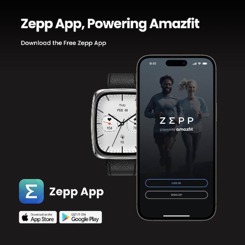 Amazfit Smartwatch Active 2 Square Black