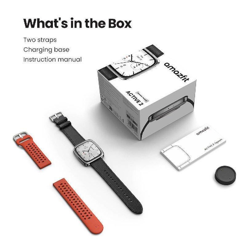 Amazfit Smartwatch Active 2 Square Black