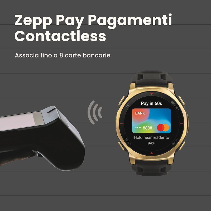 Amazfit Smartwatch Trex 3 Pro Black Gold 44mm