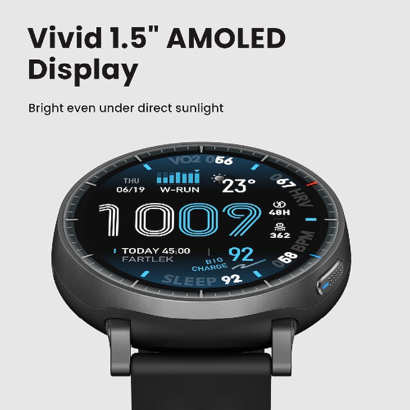 Amazfit Smart Watch Active Max Black