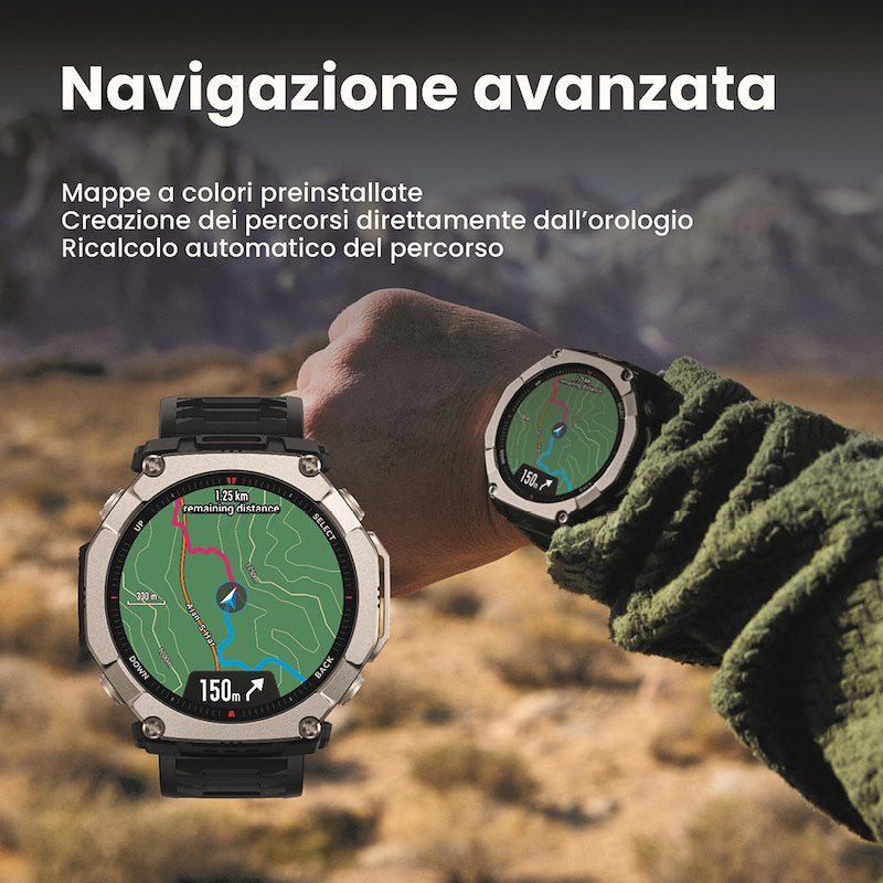 Amazfit Smartwatch T-rex Ultra 2 Black