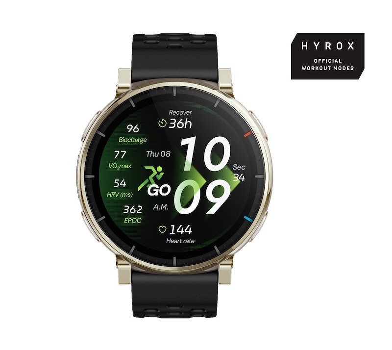 Amazfit active 3 premium smartwatch 45mm 1.32 amoled vetro zaffiro gps nfc mappe offline running cardiofrequenzimetro e fitness tracker argento nero