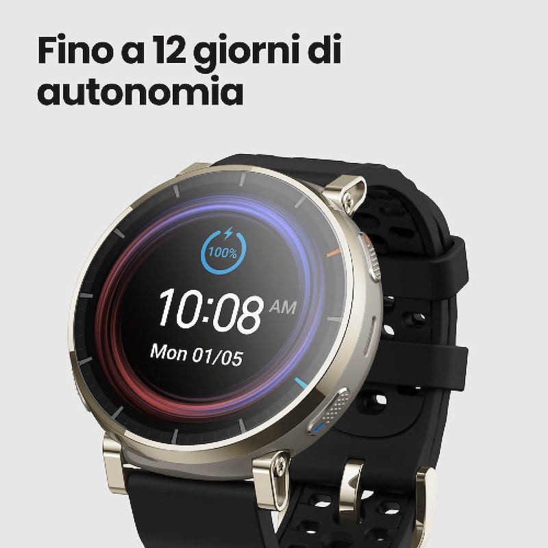 Amazfit Smartwatch Active 3 Premium Aero White
