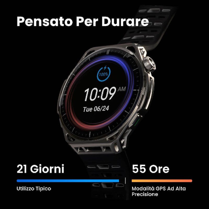 Amazfit Smartwatch Balance 3 Stainless Steel