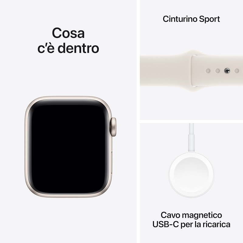 Apple WATCH SE GPS 40MM M/L Mxeg3ql/a Galassia Sport Band