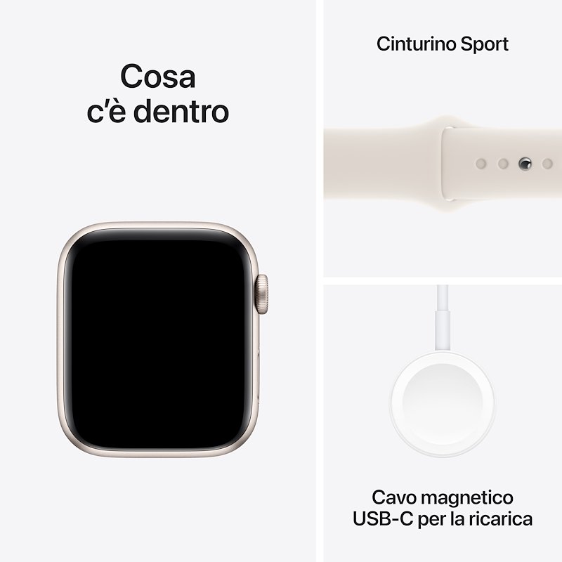 Apple WATCH SE GPS 44MM S/M Mxeu3ql/a Galassia Sport Band