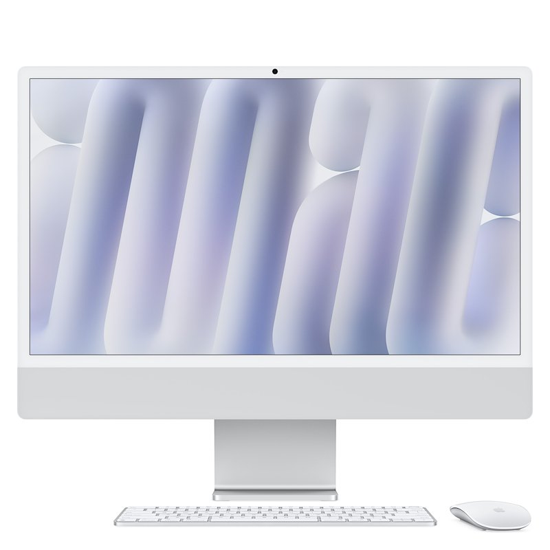 Apple iMac Retina 24'' 4.5K M4 CORE 10 CPU 10 GPU 16/ 256GB Argento