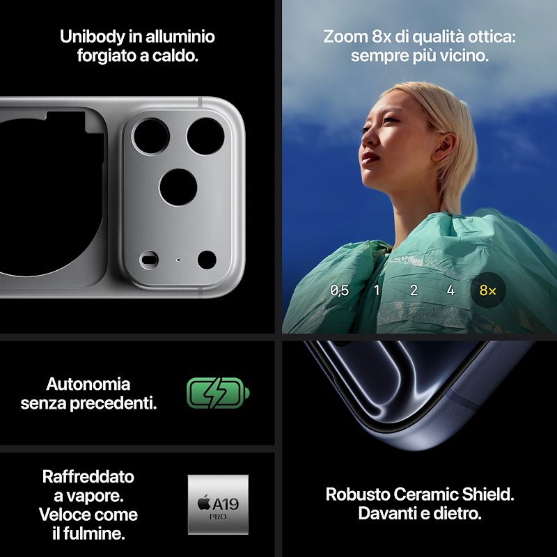 Apple iPhone 17 Pro 512GB Argento