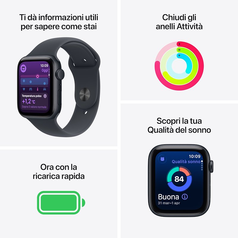Apple Watch SE 3 44mm M/L GPS Midnight