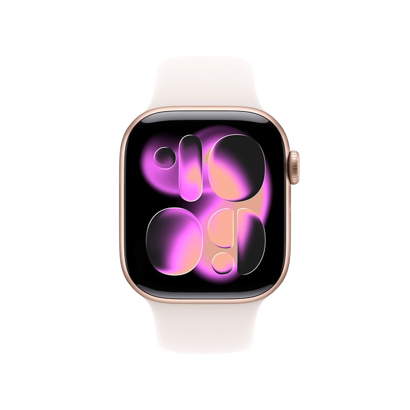Apple Watch Series 11 42mm M/L GPS Alluminio Oro Rosa Band Rosa Fard