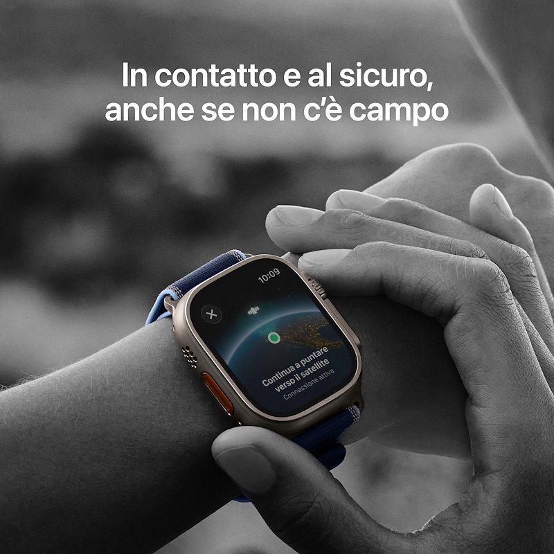 Apple Watch ULTRA 3 49mm Small GPS+Cellular Titanio Naturale Alpine Loop Nero