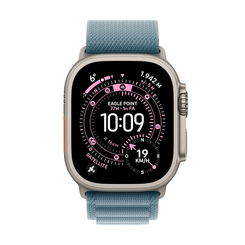 Apple Watch ULTRA 3 49mm Small GPS+Cellular Titanio Naturale Alpine Loop Nero