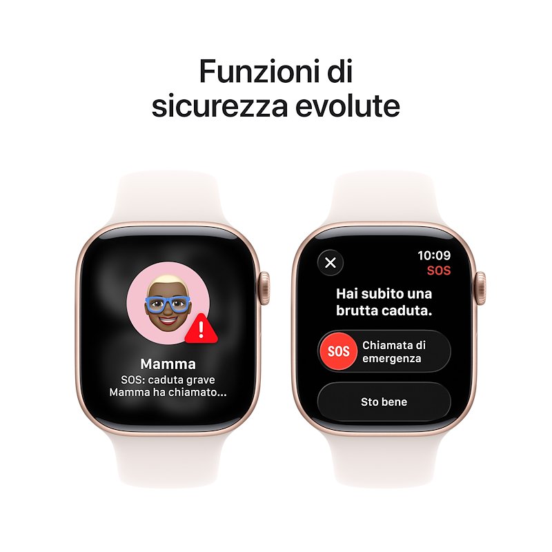Apple Watch Series 11 46mm S/M GPS Alluminio Oro Rosa Band Rosa Fard