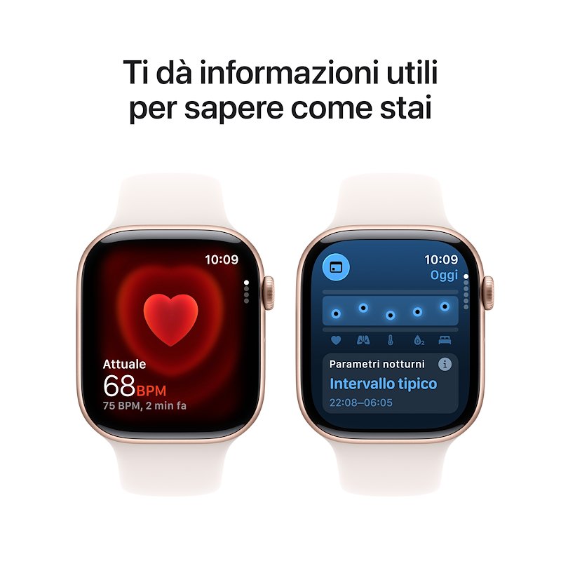 Apple Watch Series 11 46mm S/M GPS Alluminio Oro Rosa Band Rosa Fard