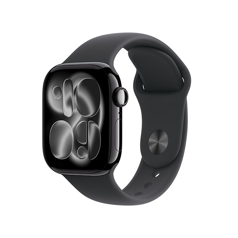 Apple Watch Series 11 42mm M/L GPS + Cellular Jet Black Sport Band Nero