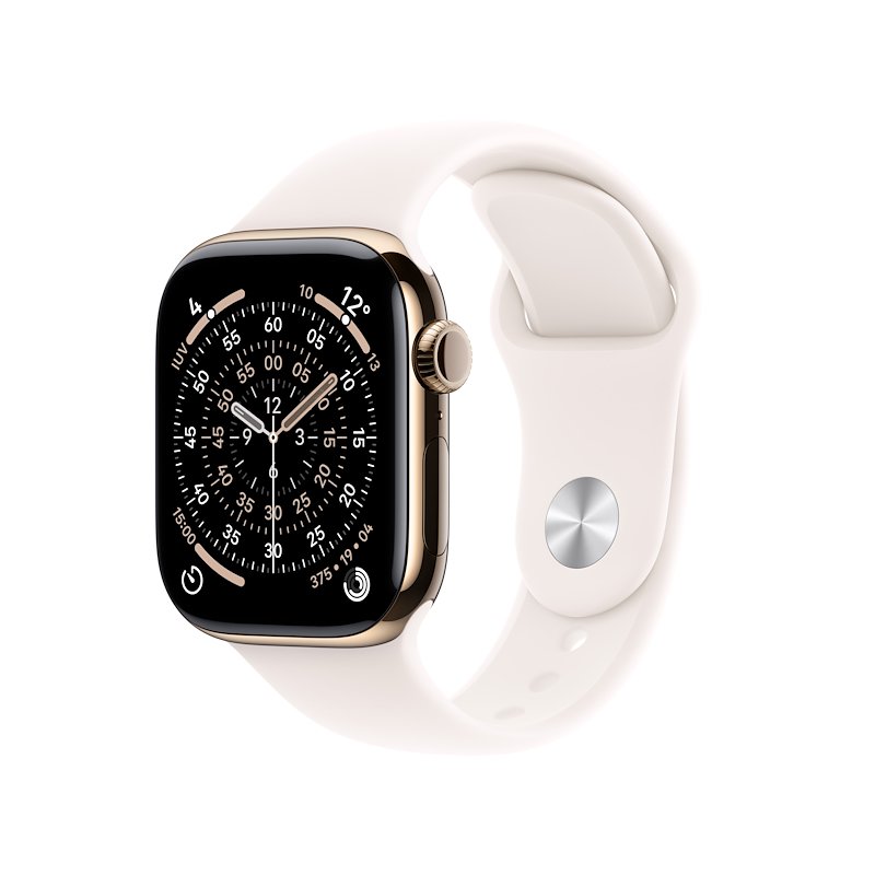 Apple Watch Series 11 42mm S/M GPS + Cellular Titanio Oro Band Rosa Fard
