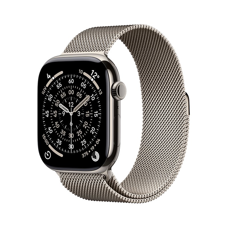 Apple Watch Series 11 46mm S/M GPS + Cellular Titanio Naturale Loop Milanese Naturale