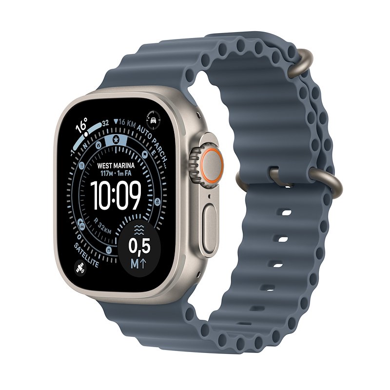 Apple Watch ULTRA 3 49mm GPS+Cellular Titanium naturale Band Ocean