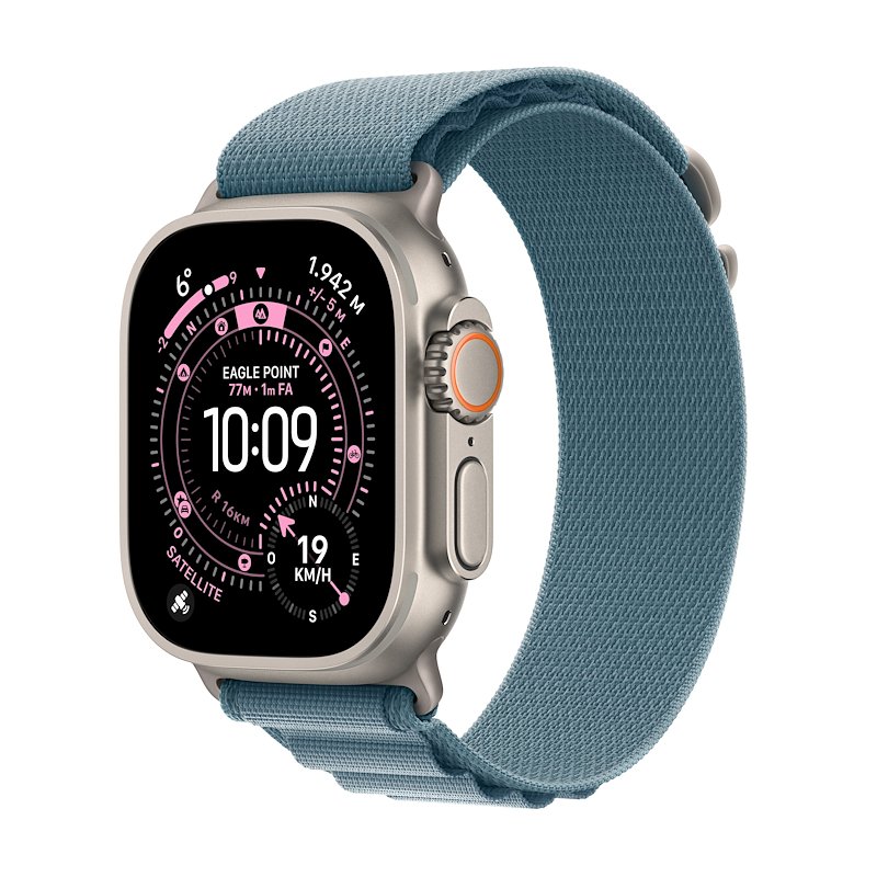 Apple Watch ULTRA 3 49mm Medium GPS+Cellular Titanio Naturale Alpine Loop Nero