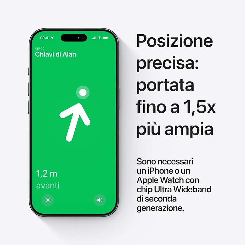 Apple AirTag seconda generazione Mfea4zy/a - confezione da 4