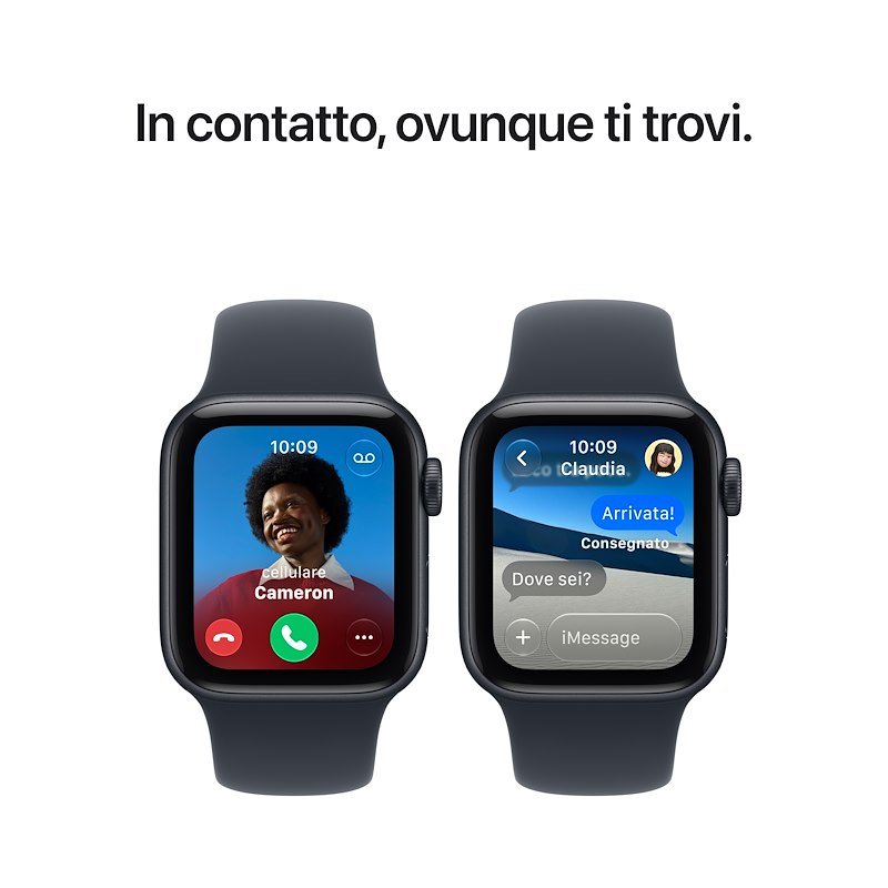 Apple Watch SE 3 GPS 40MM S/M Cassa Alluminio Galassia e Sport Band Sabbia