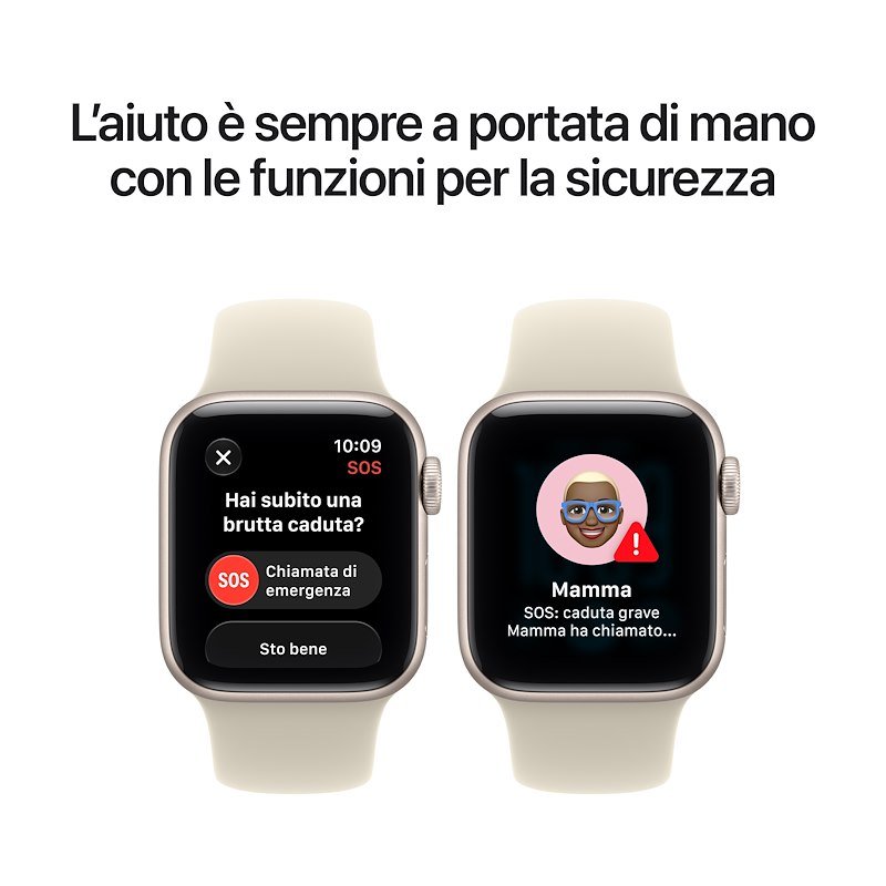 Apple Watch SE 3 GPS 40MM S/M Cassa Alluminio Mezzanotte e Sport Band Blu Marino