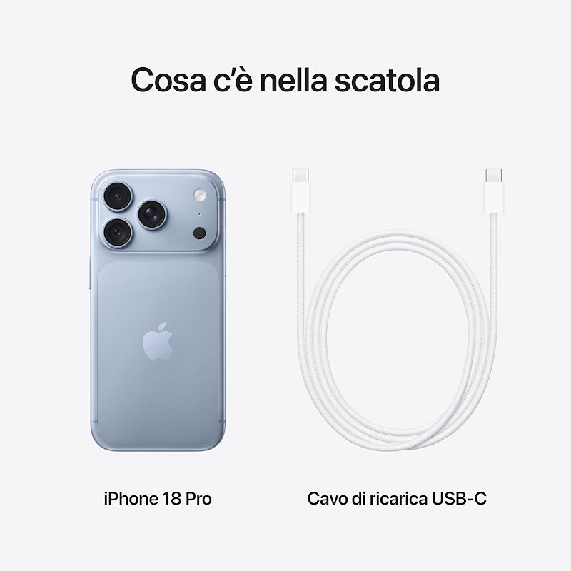 Apple iPhone 18 Pro 256GB Ghiacciaio