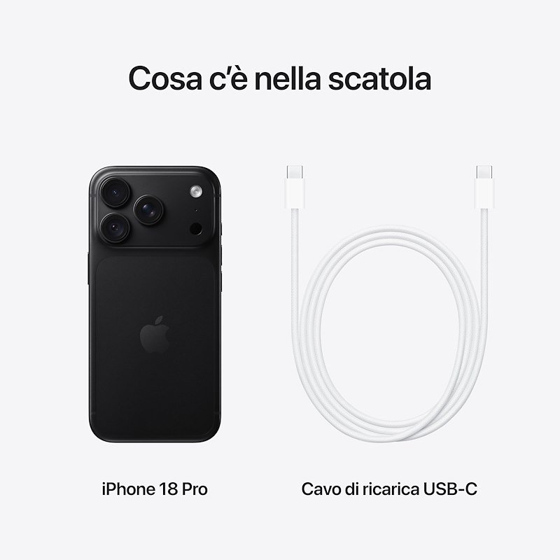 Apple iPhone 18 Pro 512GB Nero
