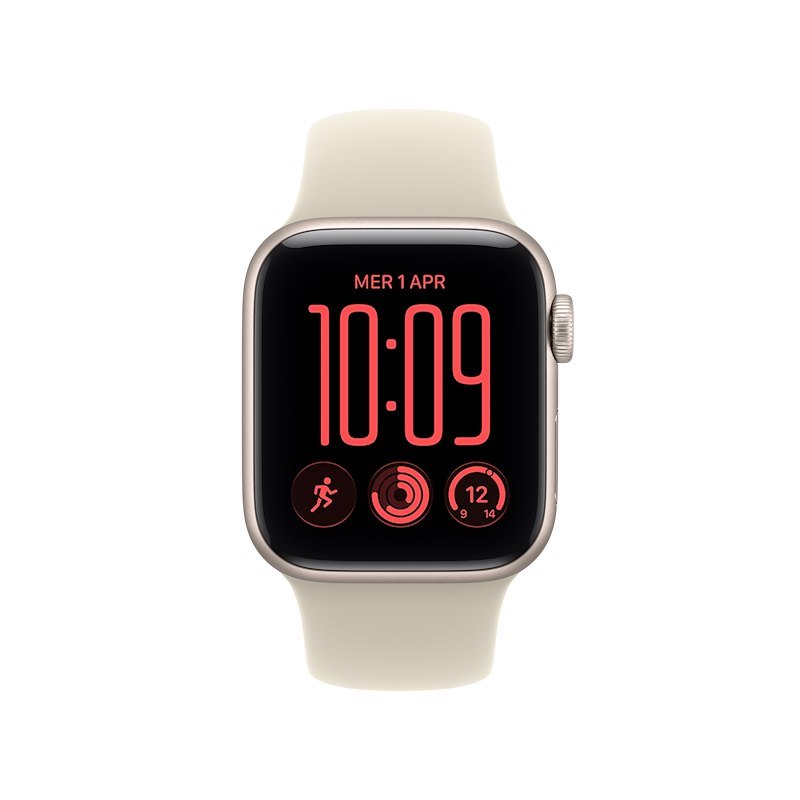 Apple Watch SE 3 GPS+Cellular 40MM S/M Cassa Alluminio Galassia e Sport Band Sabbia
