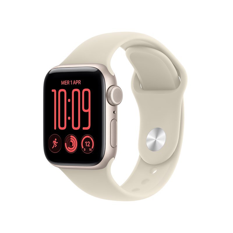 Apple Watch SE 3 GPS+Cellular 40MM S/M Cassa Alluminio Galassia e Sport Band Sabbia