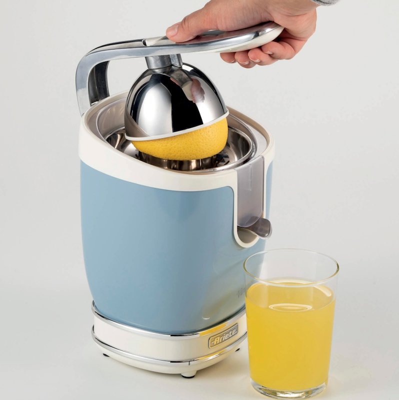 Ariete Spremiagrumi Elettrico Vintage 413 Celeste