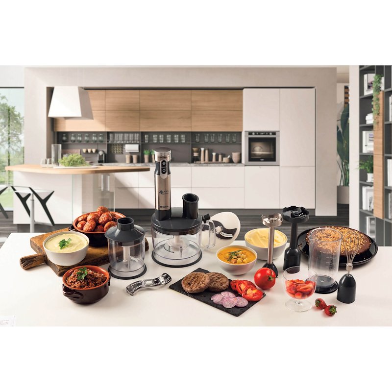 ARIETE 898 Nero, Acciaio inox
