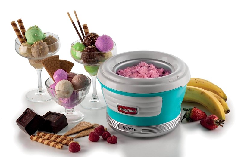 Ariete Gelatiera Ice Cream Maker Party Time 643 Azzurro
