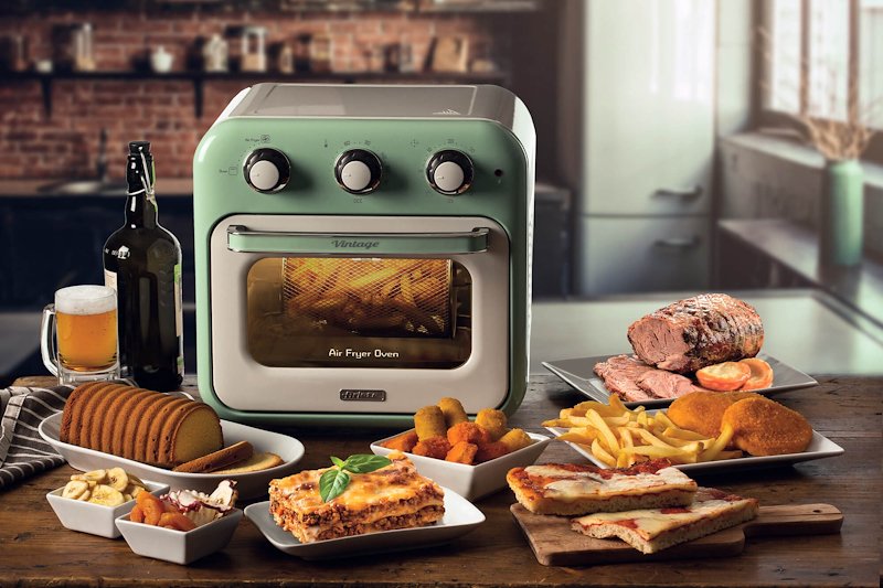 Ariete Friggitrice ad Aria + Forno Vintage 4632 Verde