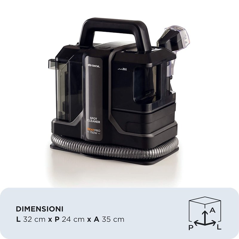 Ariete Lavatappeti 2482 SPOT CLEANER HEAT PRO nero