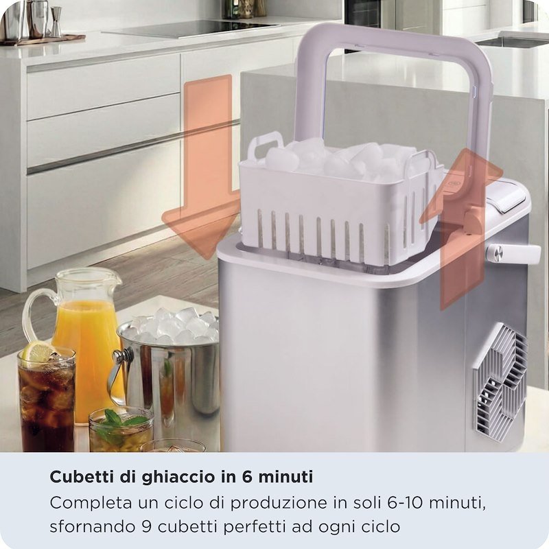 Ariete Macchina per ghiaccio portatile 651
