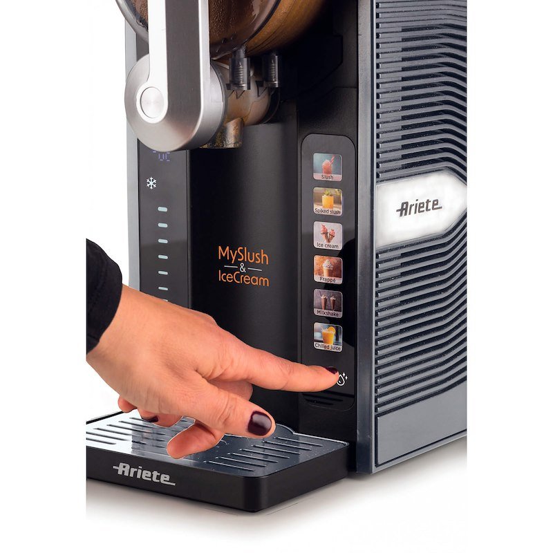 Ariete Macchina per granite e gelati MySlush & IceCream 655 Acciaio inox Nero