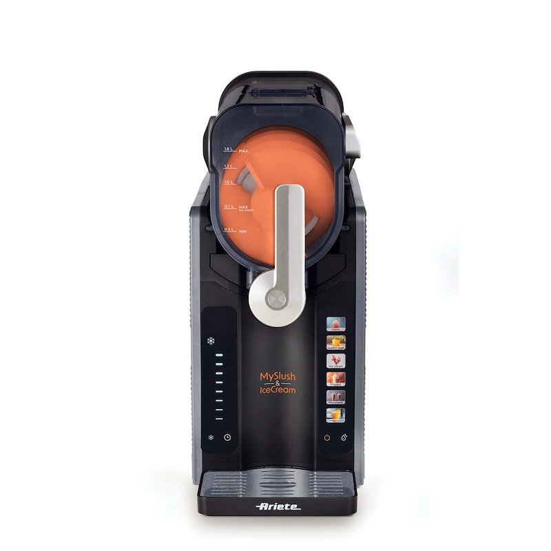 Ariete Macchina per granite e gelati MySlush & IceCream 655 Acciaio inox Nero