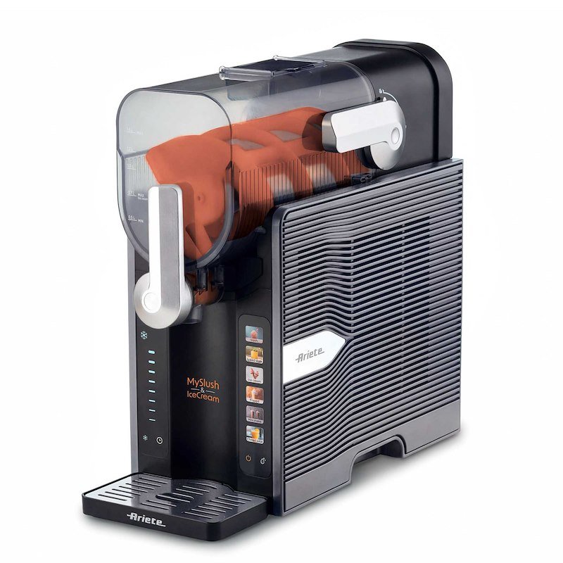 Ariete Macchina per granite e gelati MySlush & IceCream 655 Acciaio inox Nero