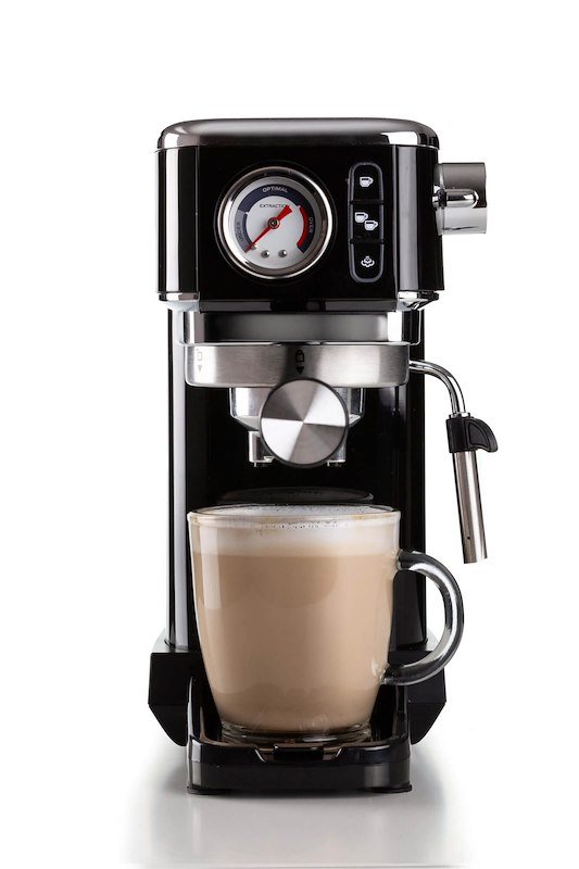 Ariete Macchina da caffè con manometro 1381 Nero