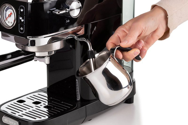 Ariete Macchina da caffè con manometro 1381 Nero