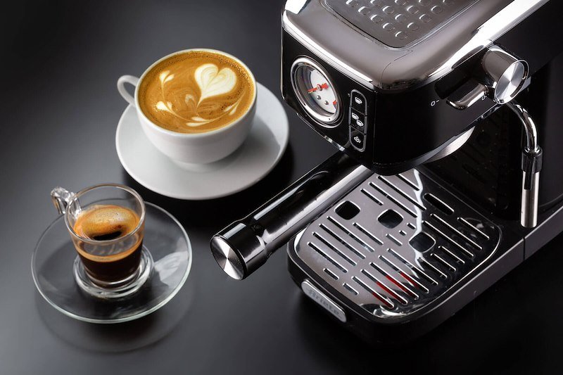 Ariete Macchina da caffè con manometro 1381 Nero