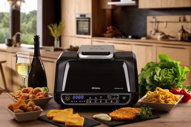 Ariete Friggitrice ad Aria e Bistecchiera 4635 Nero